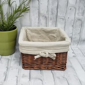Vintage Wicker Rattan Basket